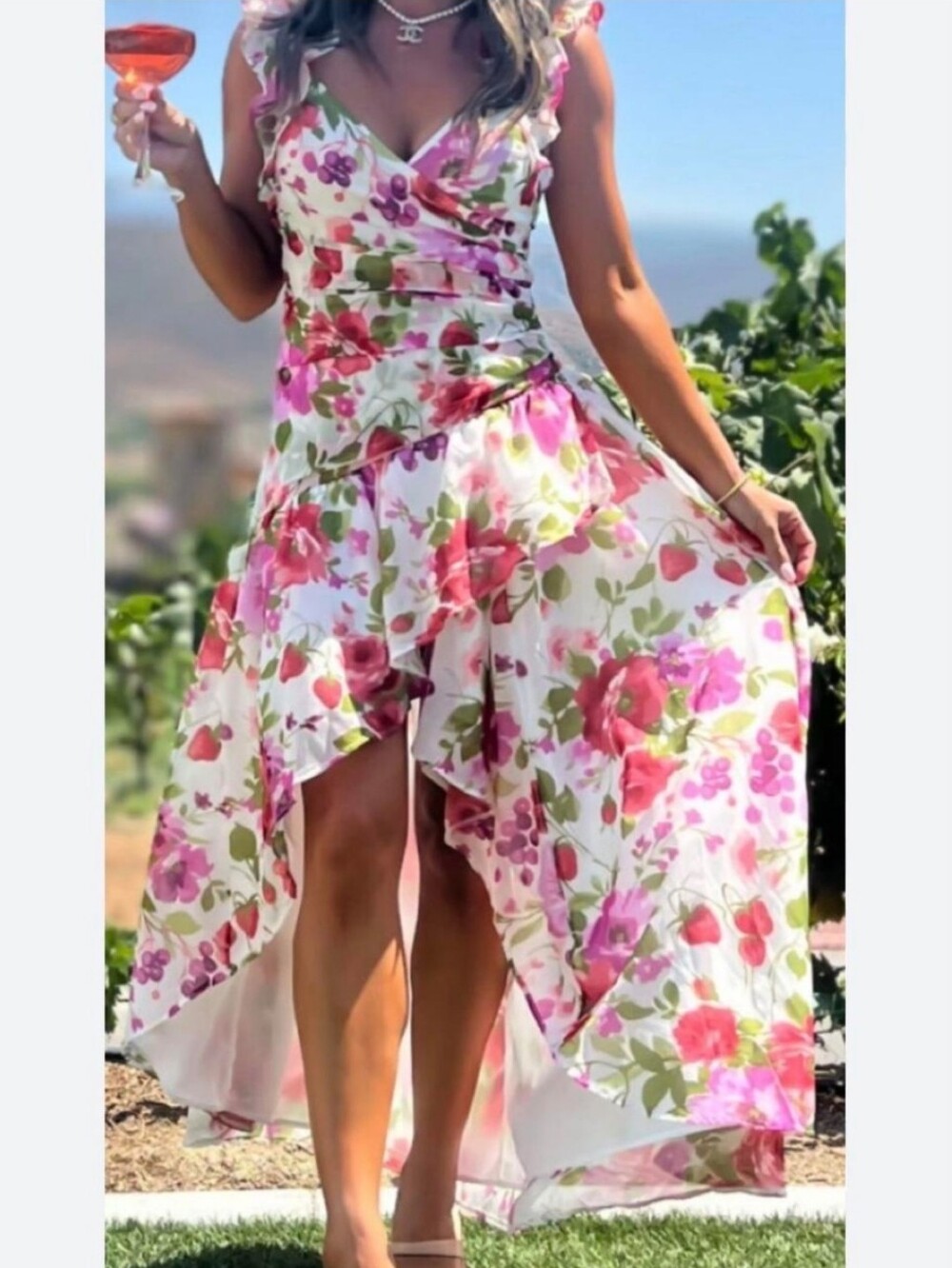NWT Abercrombie & Fitch Floral Ruffle Dress